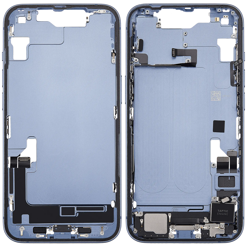 Original Apple-Ausbau C gebraucht – iPhone 14 EU / Global Version Rahmen Blau