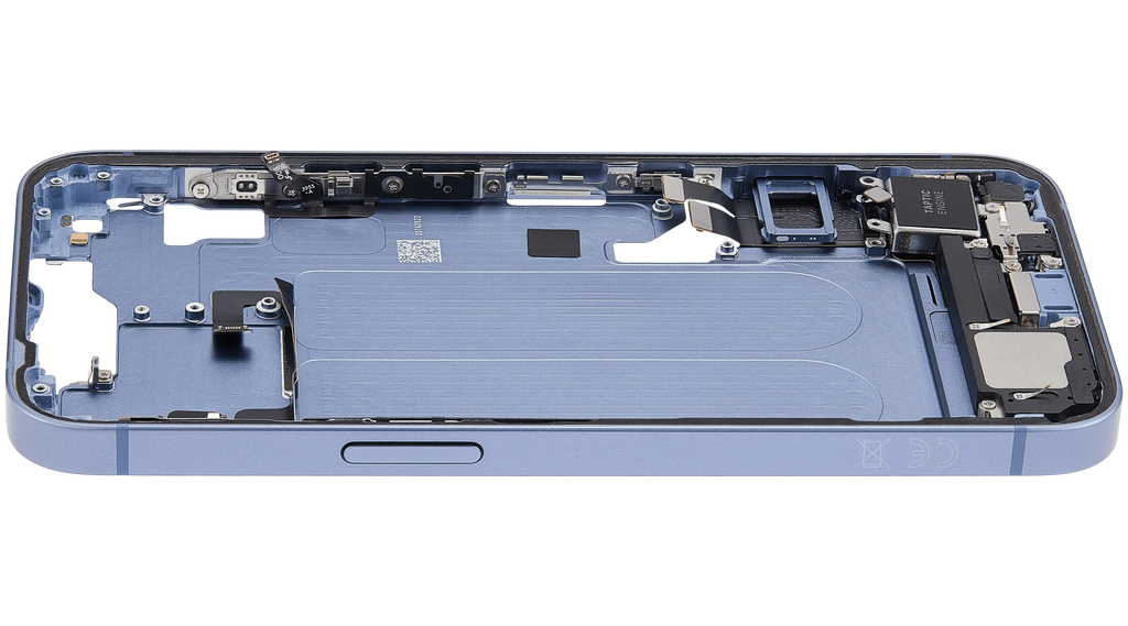 Original Apple-Ausbau C gebraucht – iPhone 14 EU / Global Version Rahmen Blau