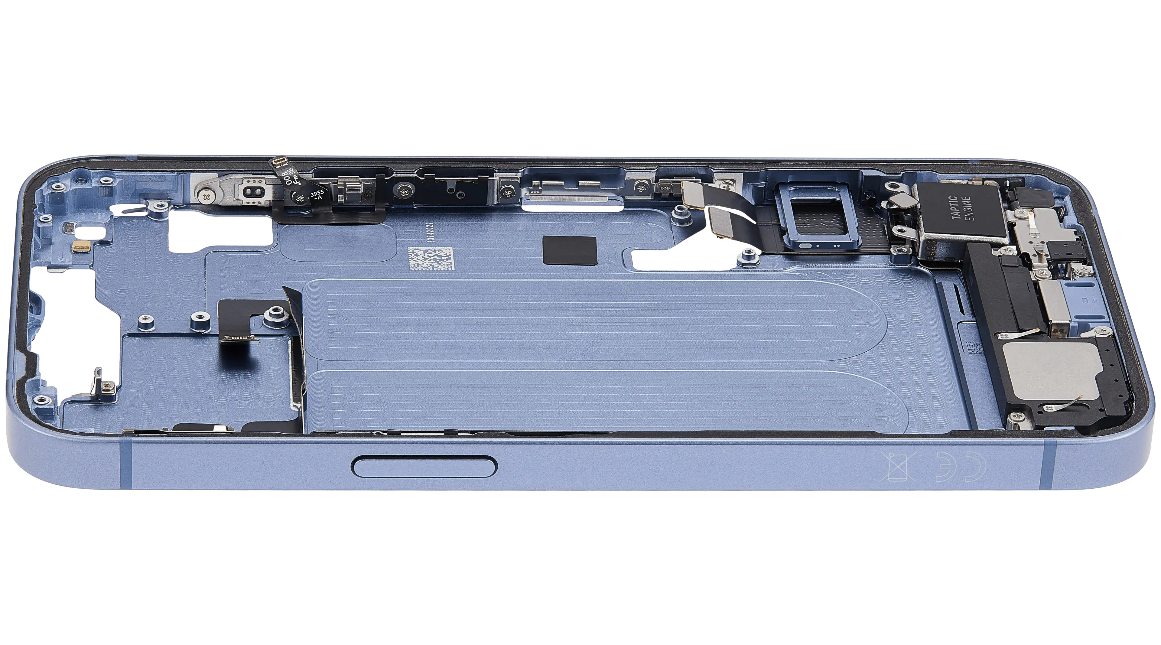 Original Apple-Ausbau C gebraucht – iPhone 14 EU / Global Version Rahmen Blau