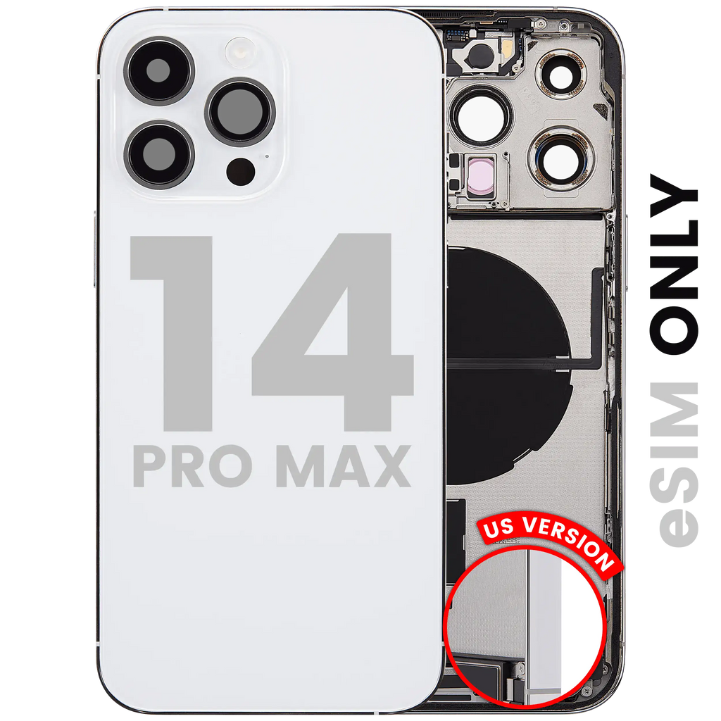 Original Apple-Ausbau B gebraucht – iPhone 14 Pro Max Backcover/Rahmen Silber