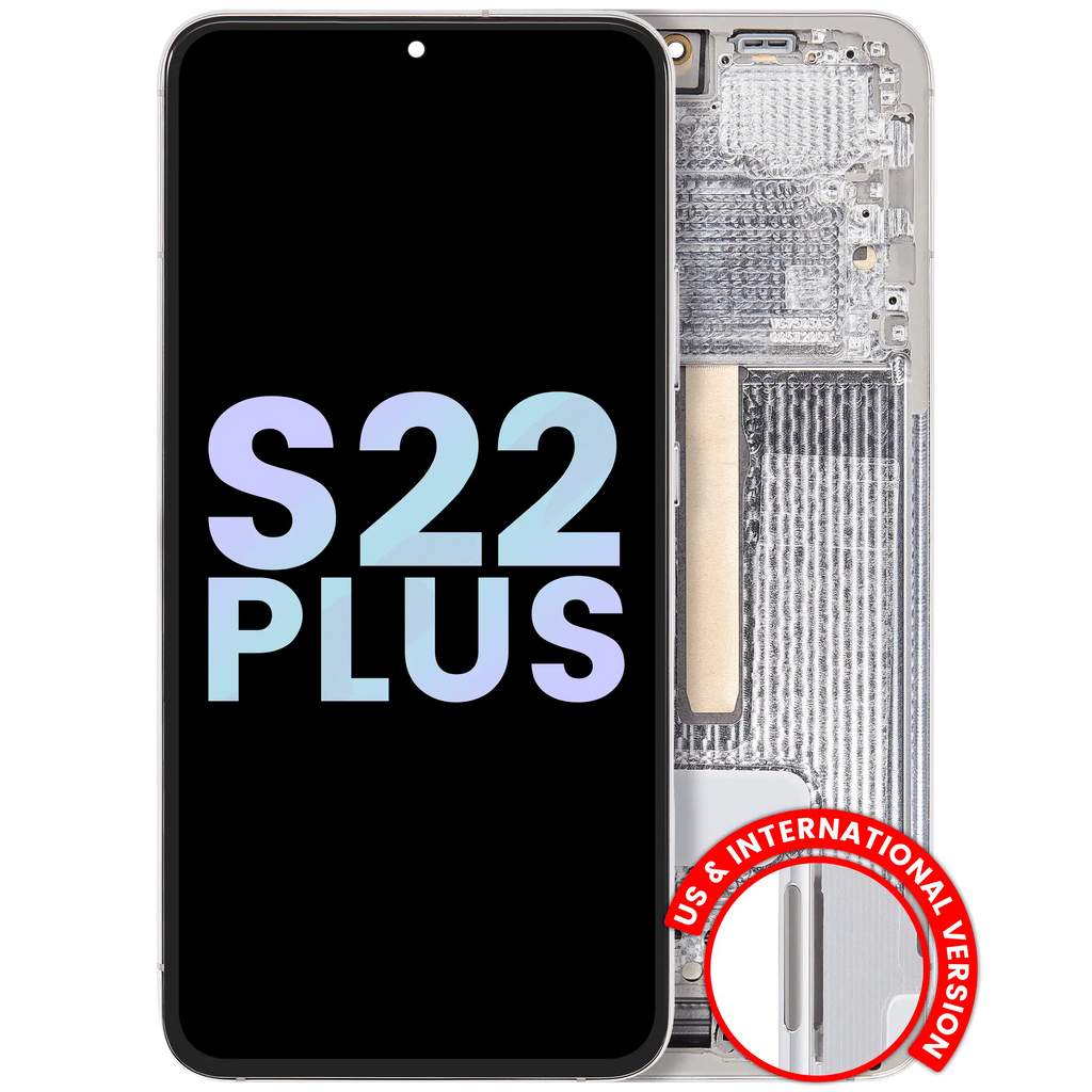 OLED Display with Frame for Samsung Galaxy S22 Plus 5G (Service Pack) (White)