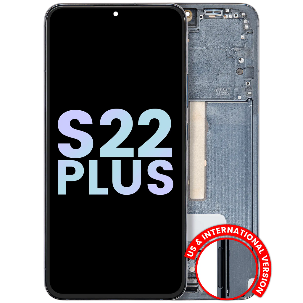 OLED-Display mit Rahmen für Samsung Galaxy S22 Plus 5G (Service Pack) (Grün)