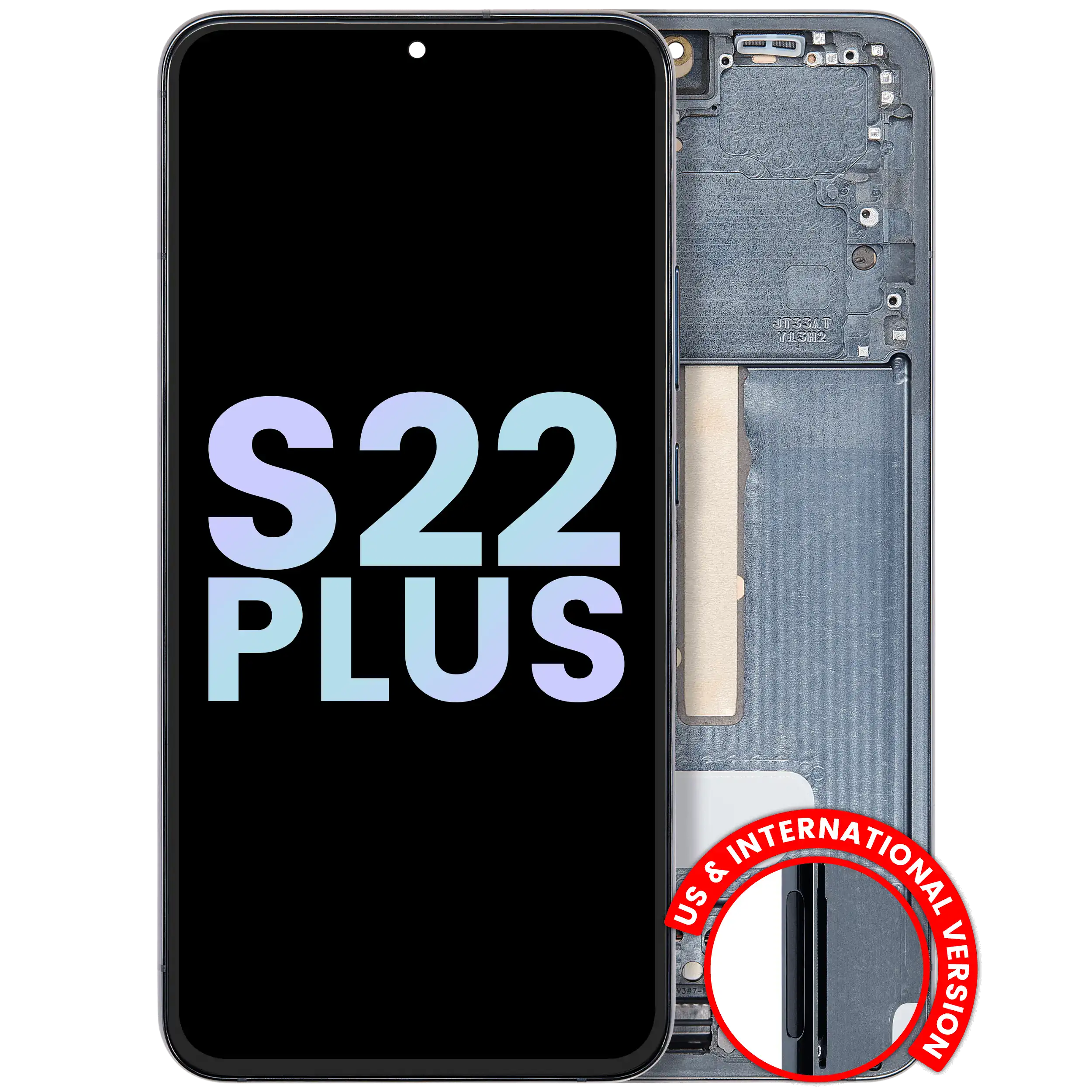 OLED-Display mit Rahmen für Samsung Galaxy S22 Plus 5G (Service Pack) (Grün)