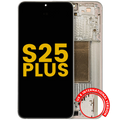 OLED-Display mit Rahmen Samsung S25 Plus Refurbished Pink Gold