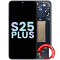 OLED-Display m. Rahmen für Samsung Galaxy S25 Plus 5G (Service Pack, Blue Black)