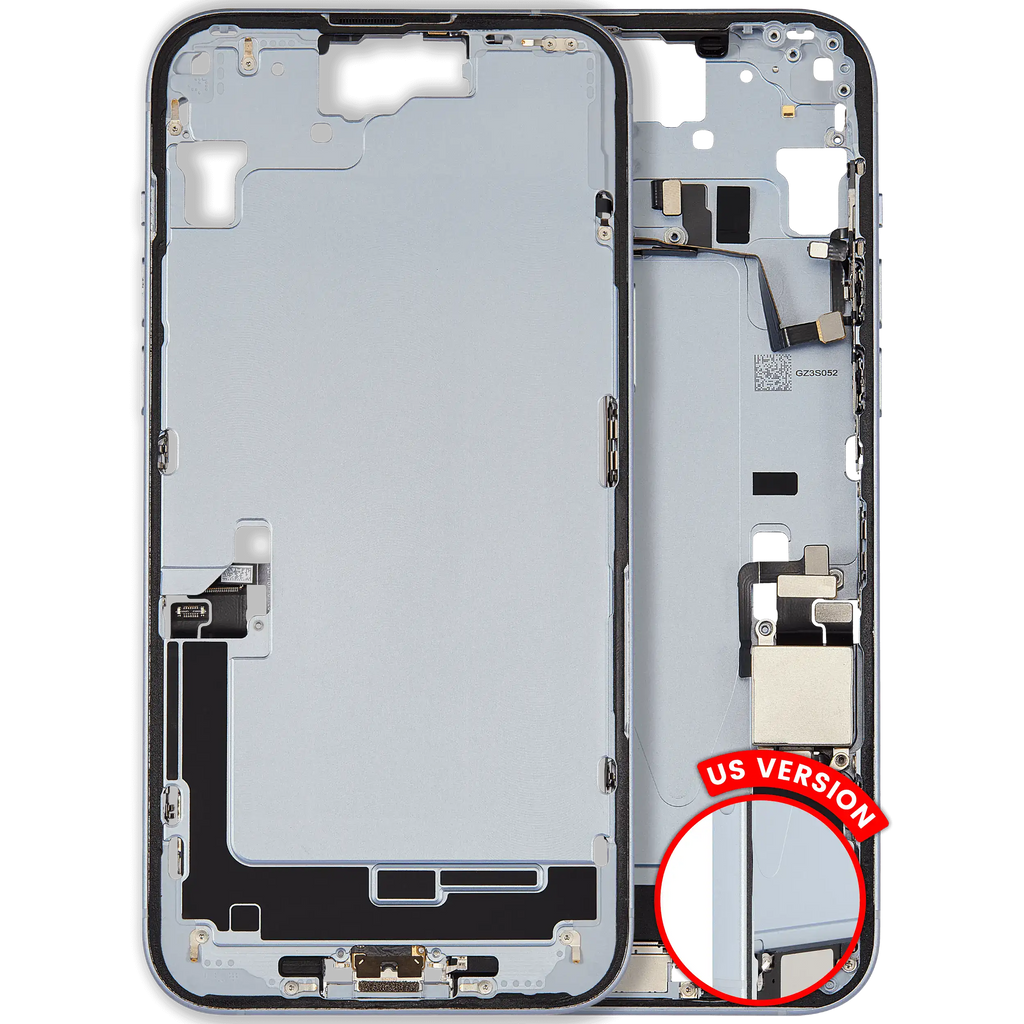 Original Apple-Ausbau A gebraucht – iPhone 15 Plus US Version Rahmen Blau