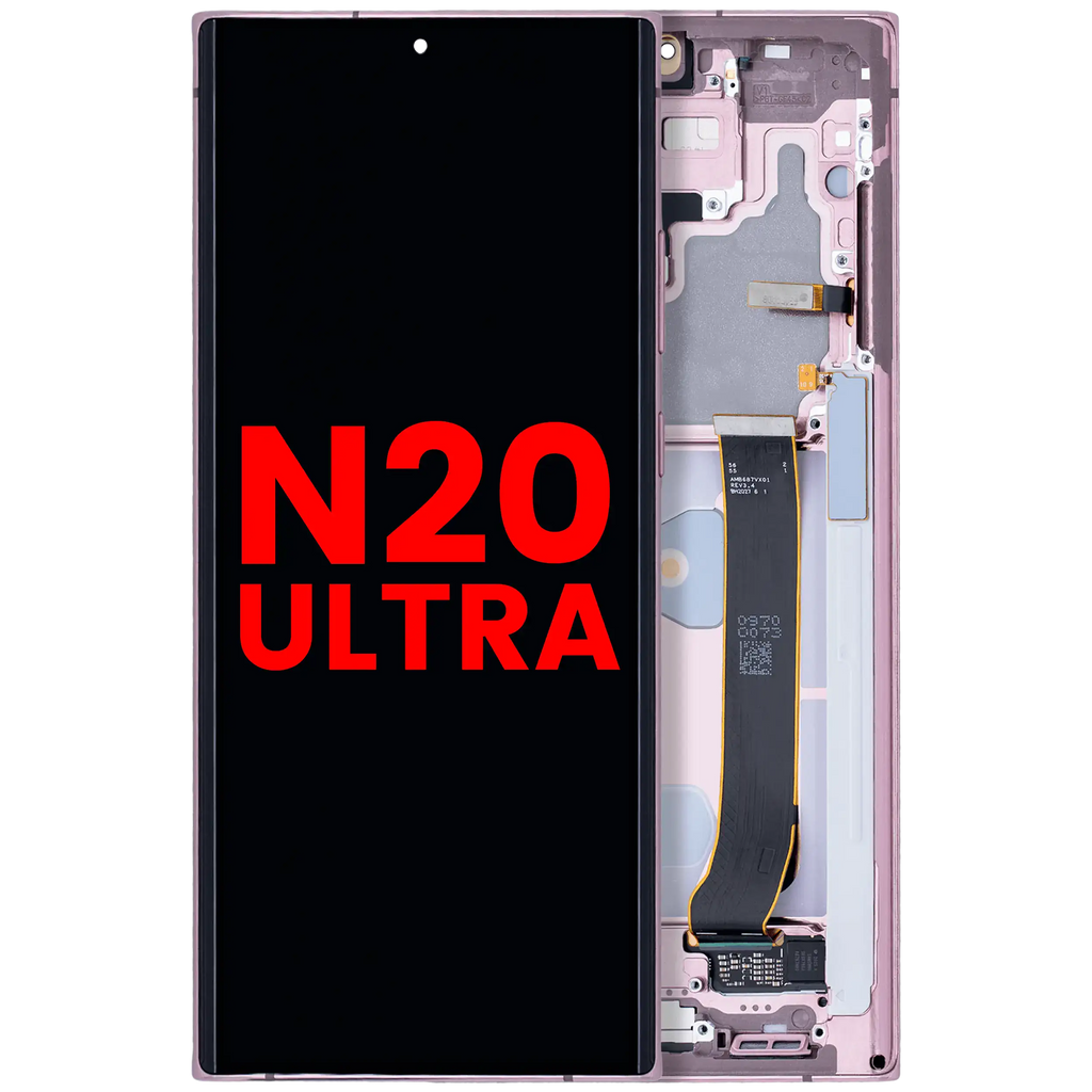 OLED Display with Frame for Samsung Galaxy Note 20 Ultra 5G (Aftermarket Plus) (Mystic Bronze)
