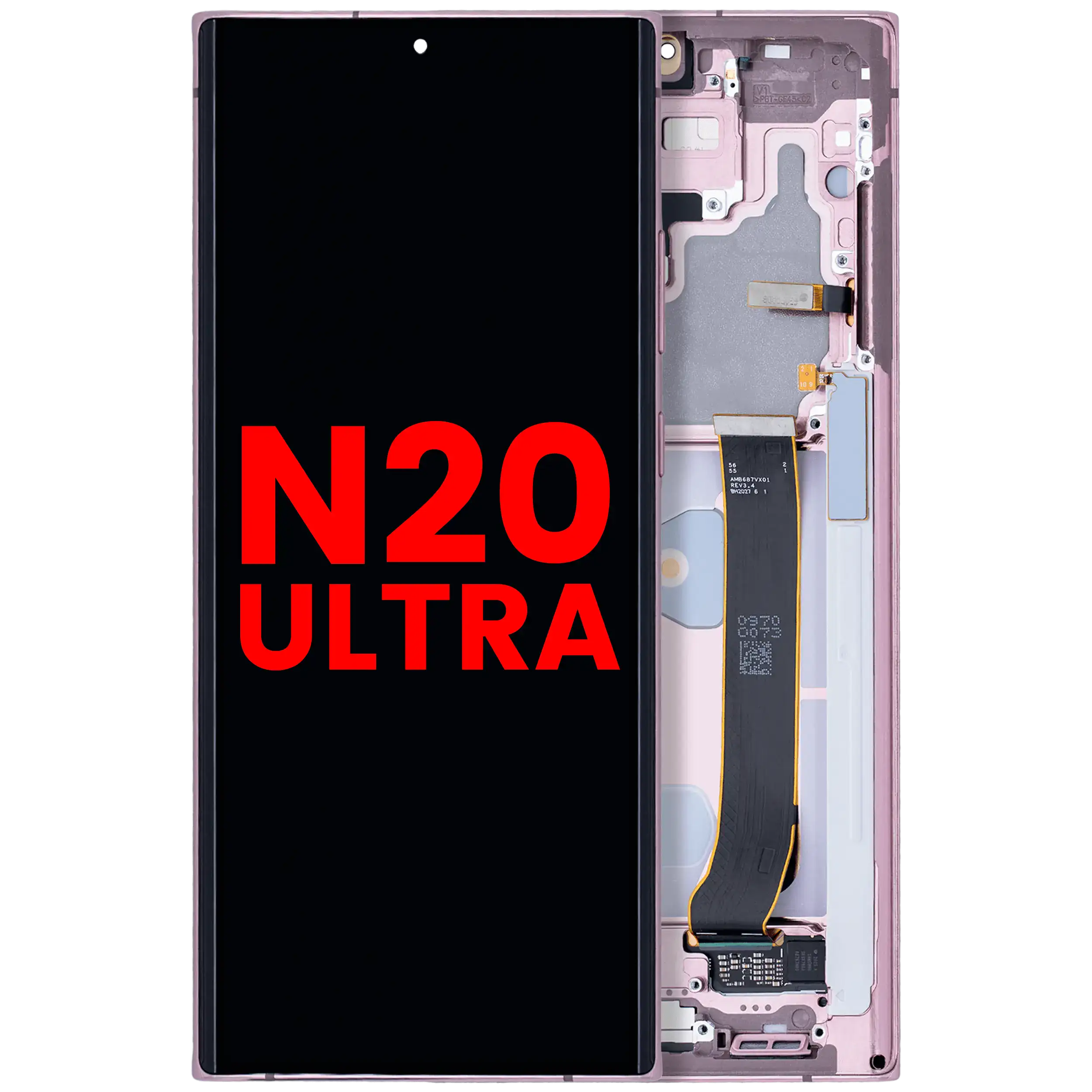 OLED Display with Frame for Samsung Galaxy Note 20 Ultra 5G (Aftermarket Plus) (Mystic Bronze)