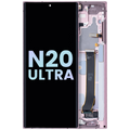 OLED-Display mit Rahmen Samsung Galaxy Note 20 Ultra Service Pack Mystic Bronze
