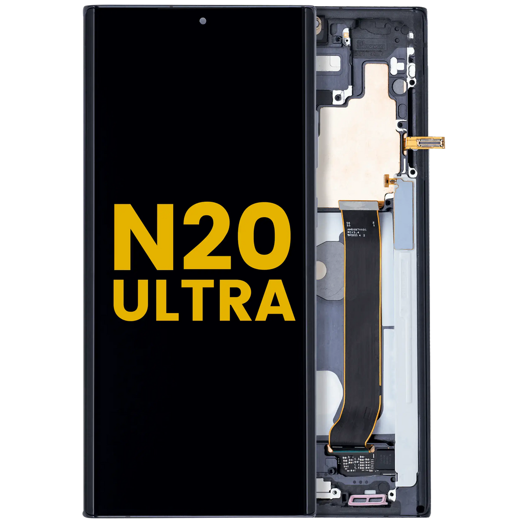 OLED-Display mit Rahmen Samsung Galaxy Note 20 Ultra Refurbished Mystic Black
