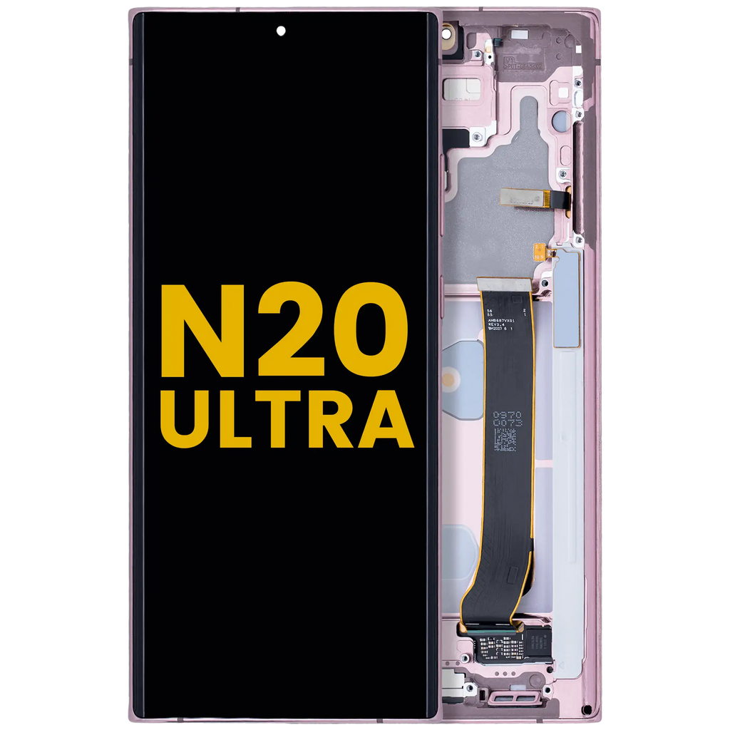OLED Display with Frame for Samsung Galaxy Note 20 Ultra 5G (Refurbished) (Mystic Bronze)