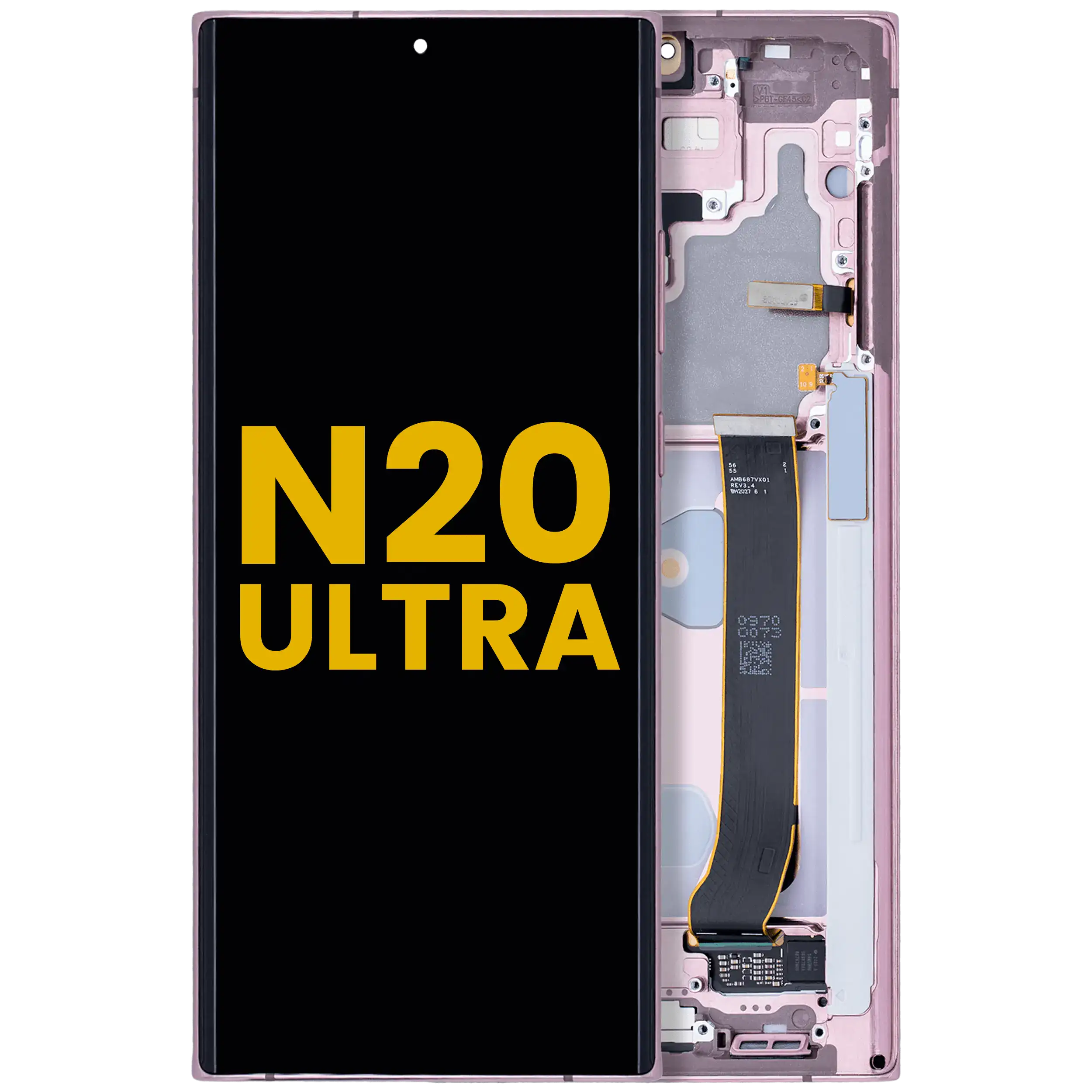 OLED Display with Frame for Samsung Galaxy Note 20 Ultra 5G (Refurbished) (Mystic Bronze)