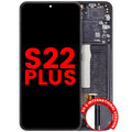 OLED Display with Frame for Samsung Galaxy S22 Plus 5G (US & International Version) (Aftermarket Plus) (Phantom Black)