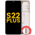 OLED Display with Frame for Samsung Galaxy S22 Plus 5G (US & International Version) (Refurbished) (Pink Gold/Violet)