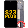 OLED-Display mit Rahmen für Samsung Galaxy S23 Plus Refurbished Grün