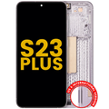 OLED Display with Frame for Samsung Galaxy S23 Plus 5G (US & International) (Refurbished) (Lavender)