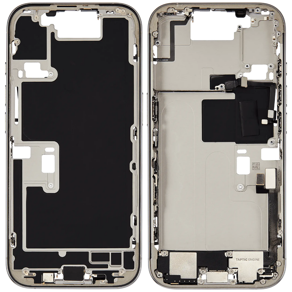 Original Apple-Ausbau A gebraucht – iPhone 16 Pro US Version Rahmen Weiß