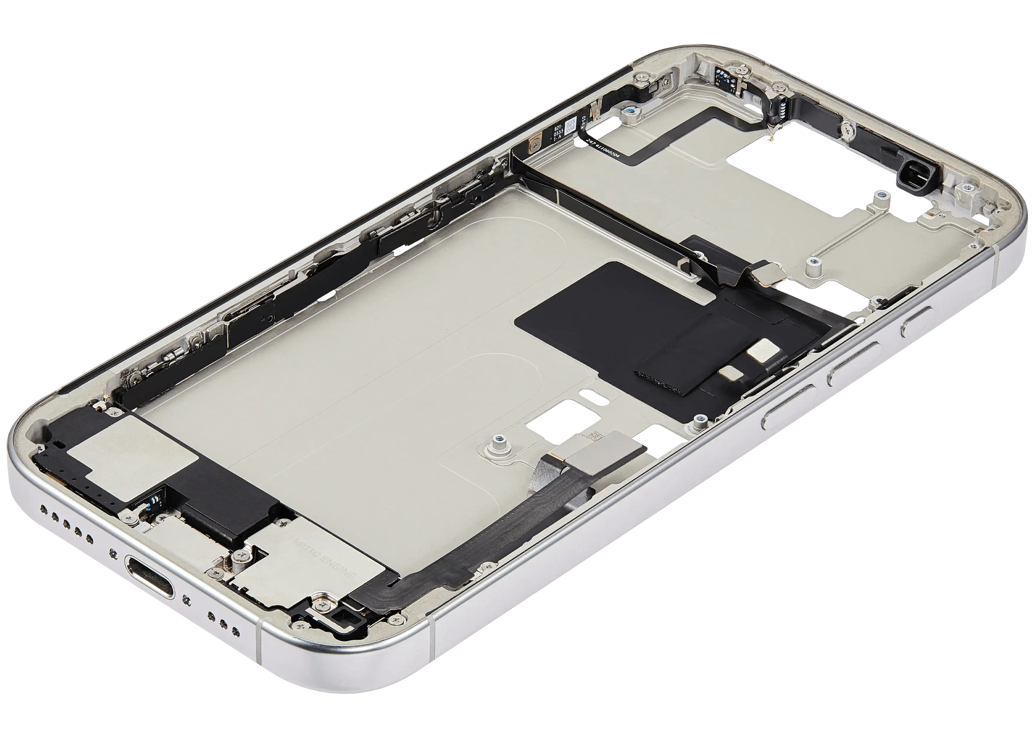 Original Apple-Ausbau A gebraucht – iPhone 16 Pro US Version Rahmen Weiß