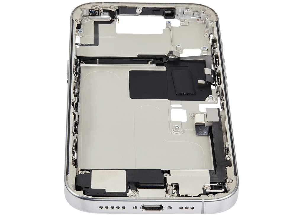 Original Apple-Ausbau A gebraucht – iPhone 16 Pro US Version Rahmen Weiß