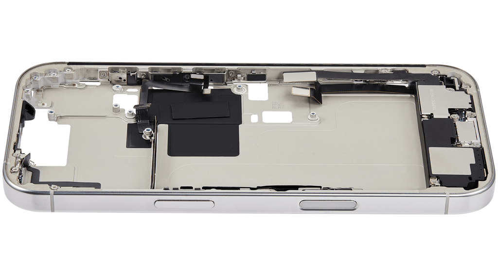 Original Apple-Ausbau A gebraucht – iPhone 16 Pro US Version Rahmen Weiß