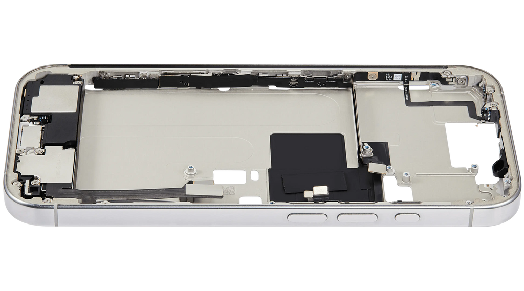 Original Apple-Ausbau A gebraucht – iPhone 16 Pro US Version Rahmen Weiß