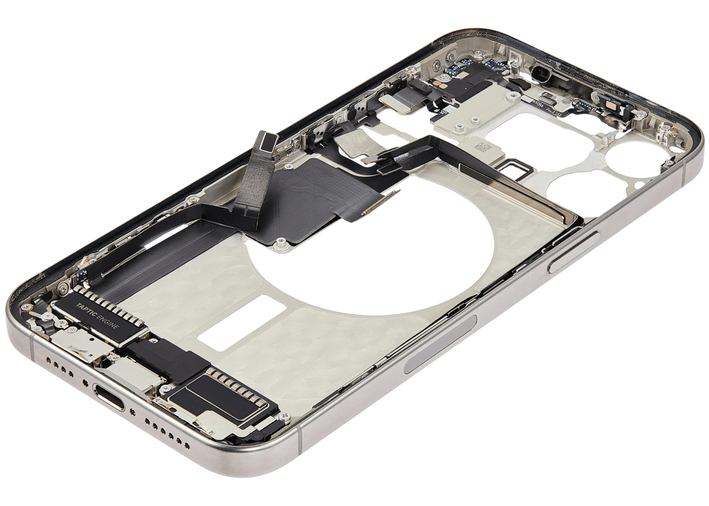 Original Apple-Ausbau C gebraucht – iPhone 15 Pro Max US Version Rahmen Natur
