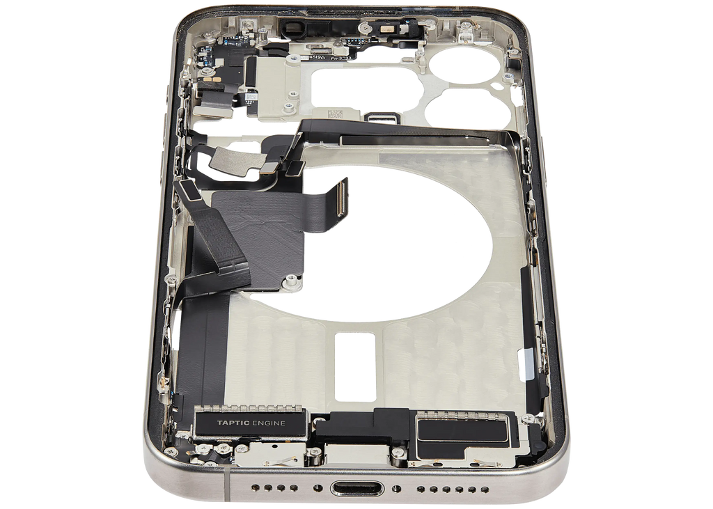 Original Apple-Ausbau C gebraucht – iPhone 15 Pro Max US Version Rahmen Natur