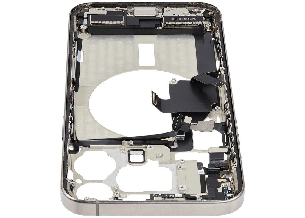 Original Apple-Ausbau C gebraucht – iPhone 15 Pro Max US Version Rahmen Natur