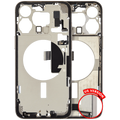 Midframe/Rahmen mit Ladebuchse & Teilen für iPhone 15 Pro Max US OEM Pull B Tita