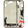 Rahmen inkl. Ladebuchse-Flex & Kleinteile iPhone 15 US OEM Pull C Gelb