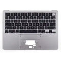Top Case mit Tastatur für MacBook Air 13" A2681 (2022) (ISO French) (Genuine OEM) (Space Grau)