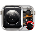 Housing compatible with Apple Watch Series 8 (45mm) GPS – Aluminum/Silver – Quality A