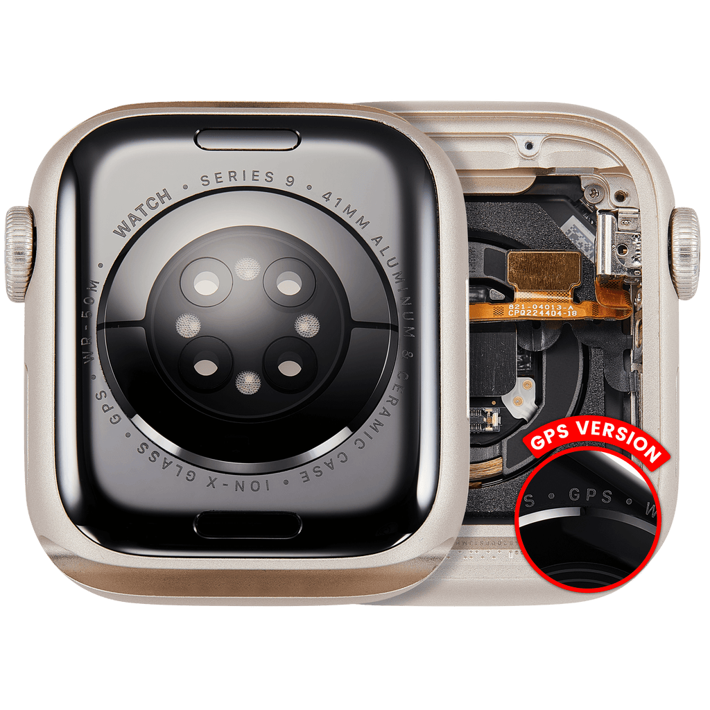 Gehäusebaugruppe Apple Watch Series 9 41mm GPS Starlight gebrauchter OEM-Ausbau, Qualität A