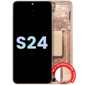 OLED Display with Frame for Samsung Galaxy S24 5G (US & International Version) (Service Pack) (Sandstone Orange)