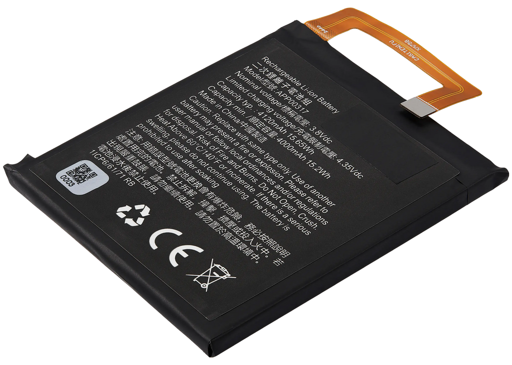 Replacement battery for CAT S62 pro