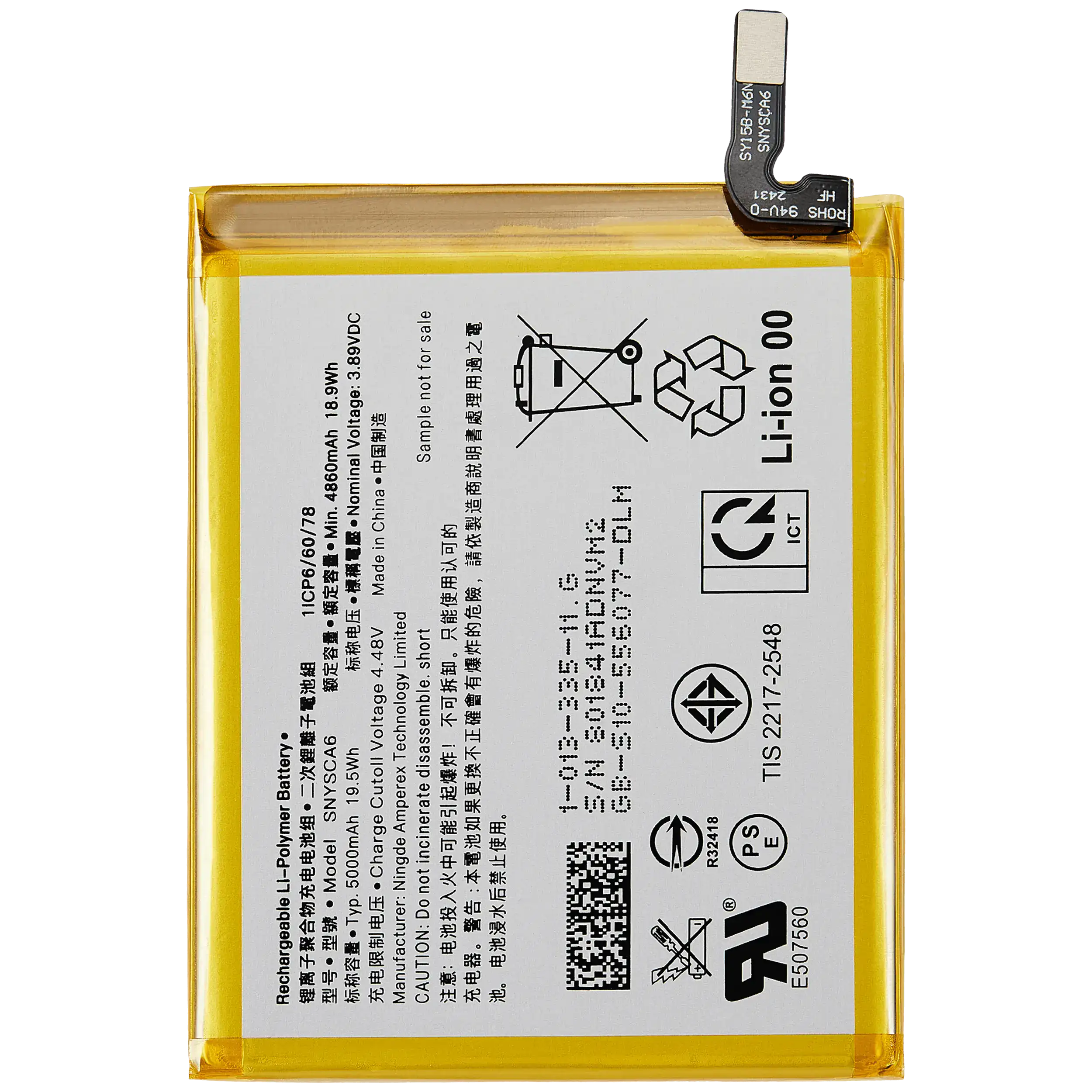 Replacement battery for Sony Xperia 10 IV