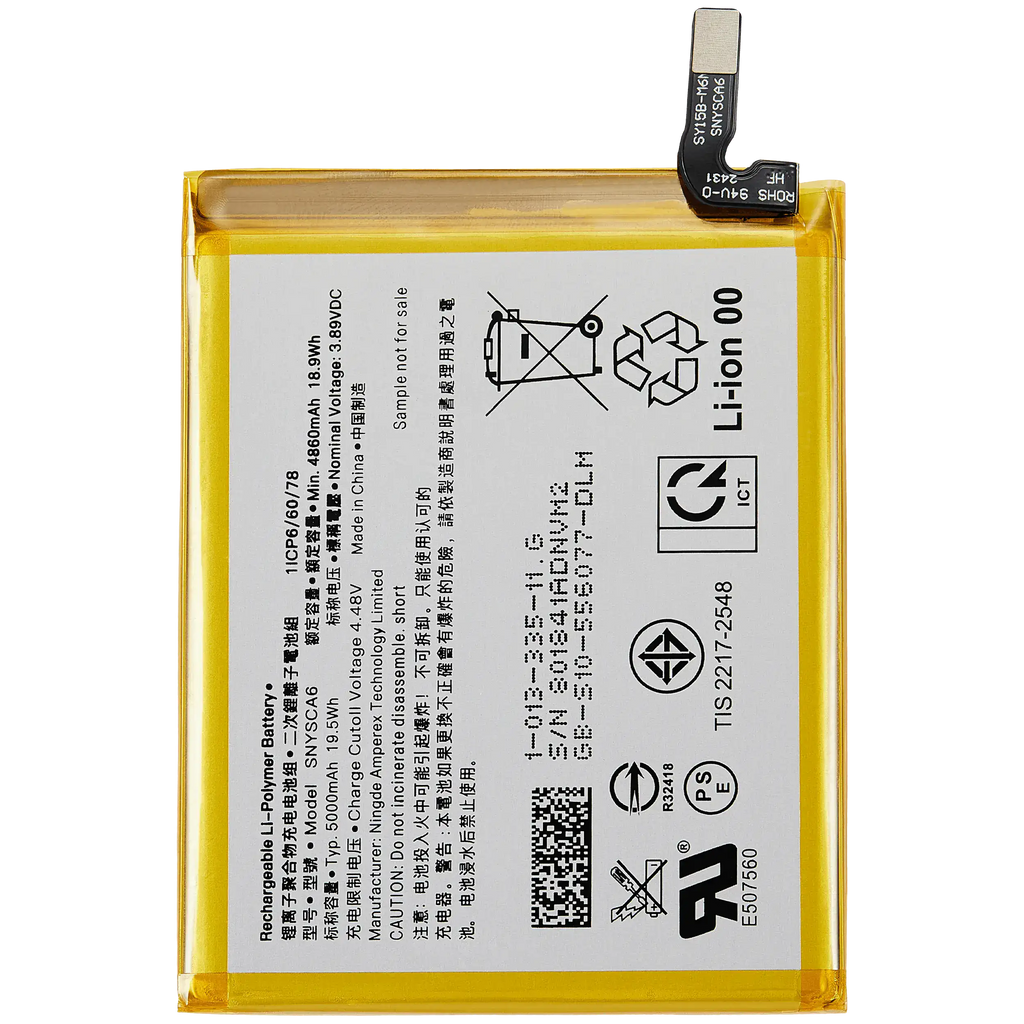 Replacement battery for Sony Xperia 1 IV