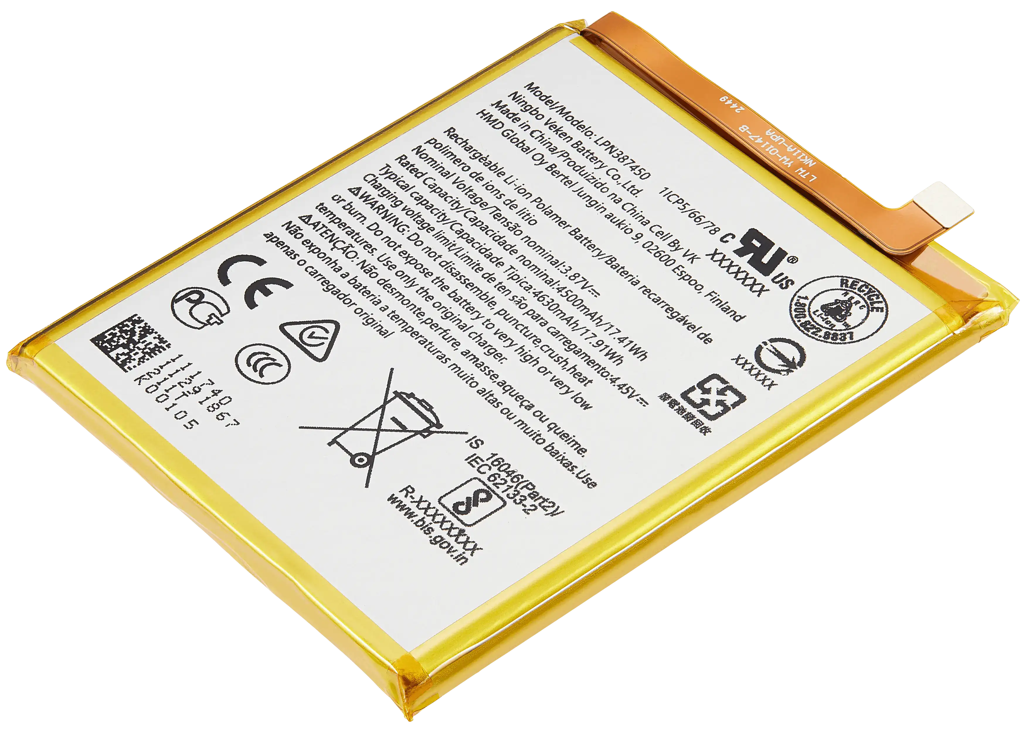 Ersatzakku für Nokia XR20