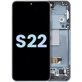 OLED-Display mit Rahmen für Samsung Galaxy S22 5G (Service Pack) (Grün)