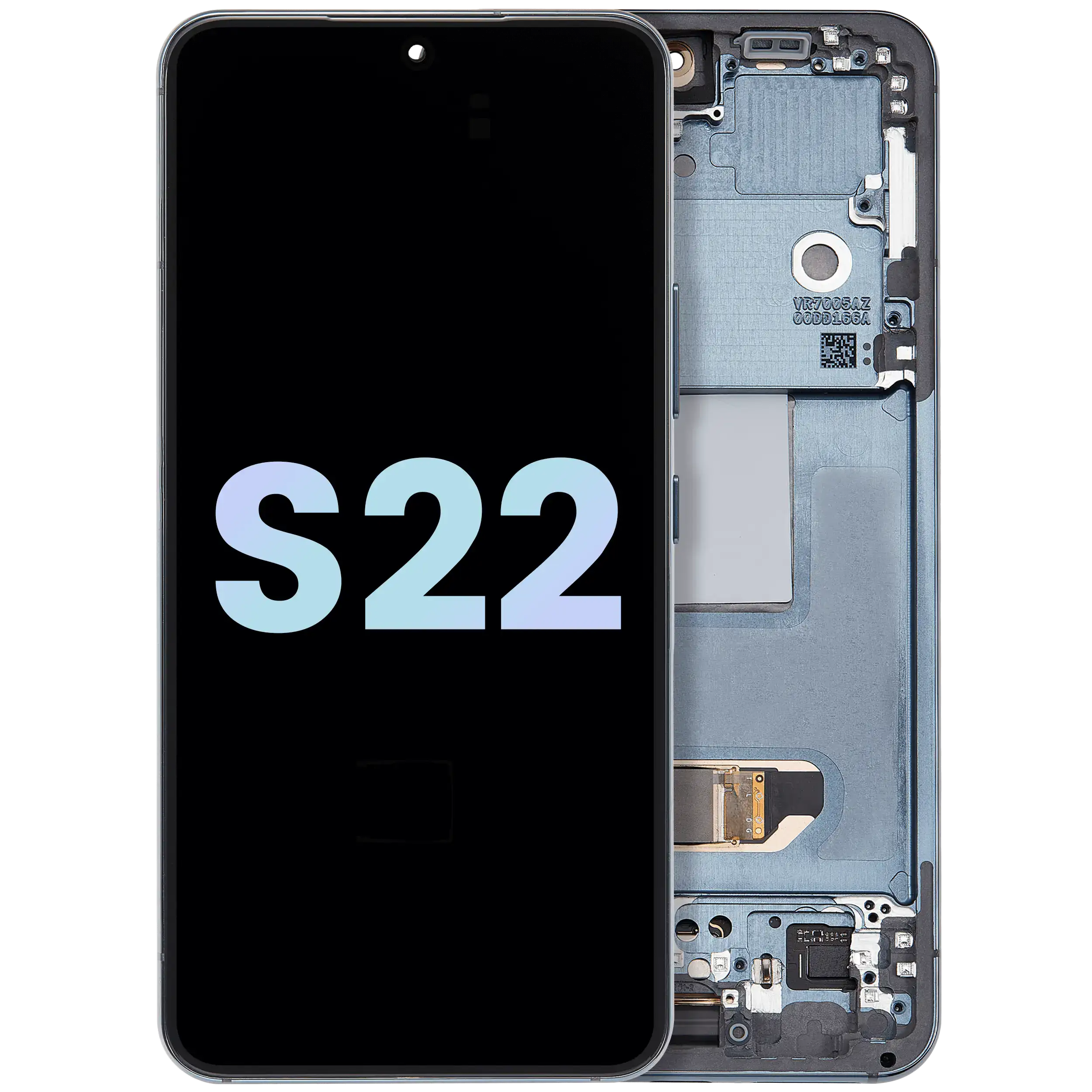 OLED-Display mit Rahmen für Samsung Galaxy S22 5G (Service Pack) (Grün)