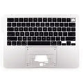 Top Case with Keyboard for MacBook Air 13" A2681 (2022) (ISO Bulgarian) (Original OEM) (Silver)