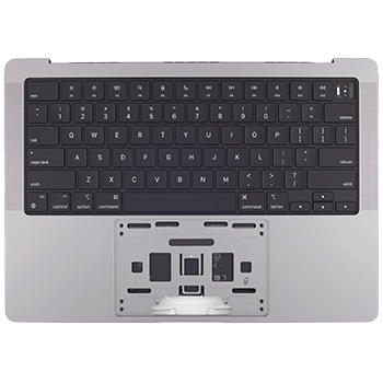 Original Top Case mit Akku und Tastatur MacBook Pro 14 A2442 Space Grau