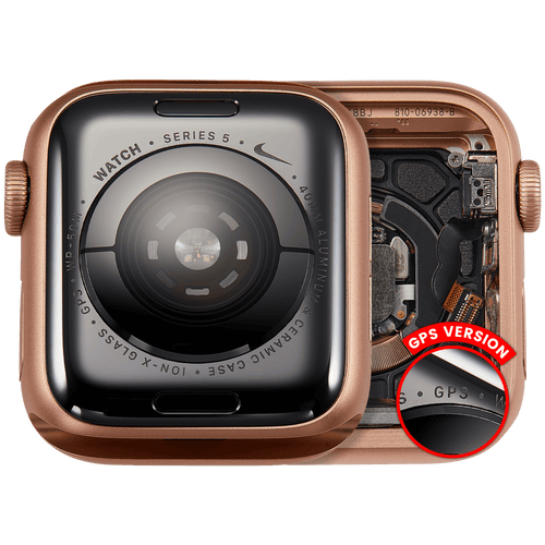Apple Watch Series 5 (40mm) GPS Gehäuseeinheit Gold OEM-Ausbau A