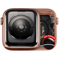 Gehäuse für Apple Watch Series 5 (44mm) GPS – gebrauchter OEM-Ausbau, Qualität A – Aluminium/Gold