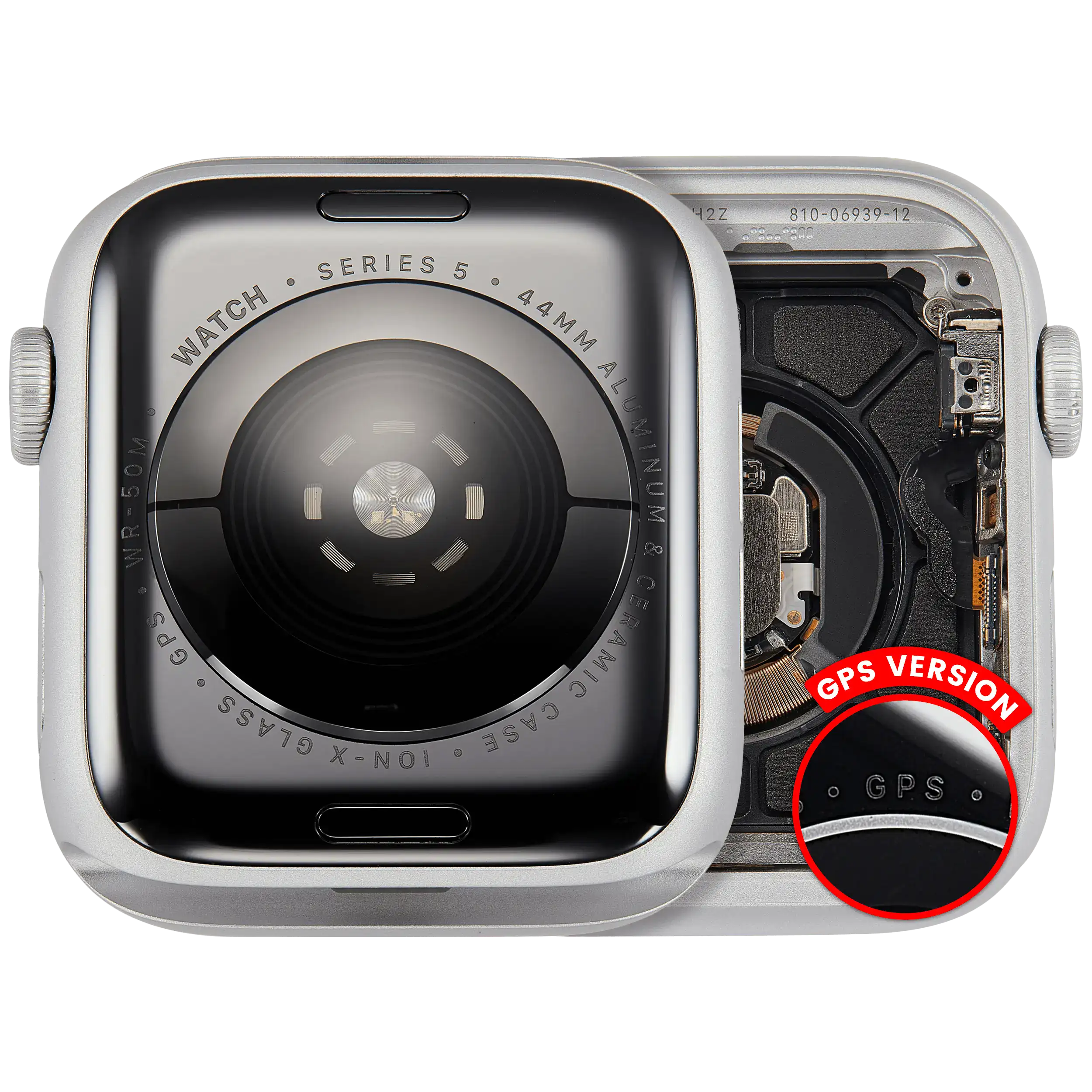Apple Watch Series 5 44mm Gehäuse OEM Pull A Silber GPS