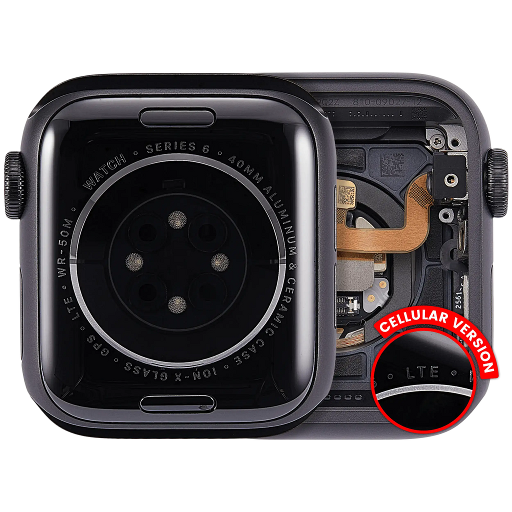 Gehäusebaugruppe Apple Watch Series 6 40mm Space Black Cellular OEM A