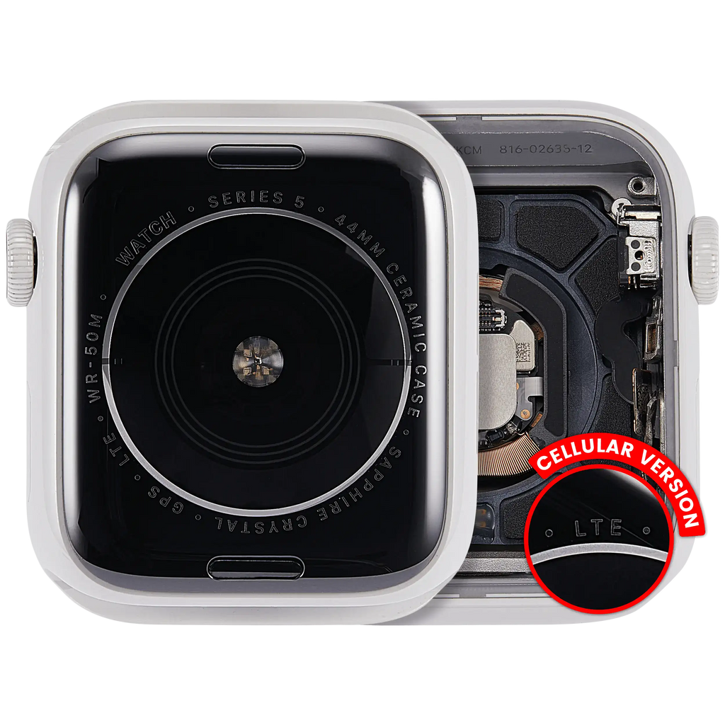 Gehäuse Apple Watch Series 5 44mm Cellular OEM Pull A Ceramic White
