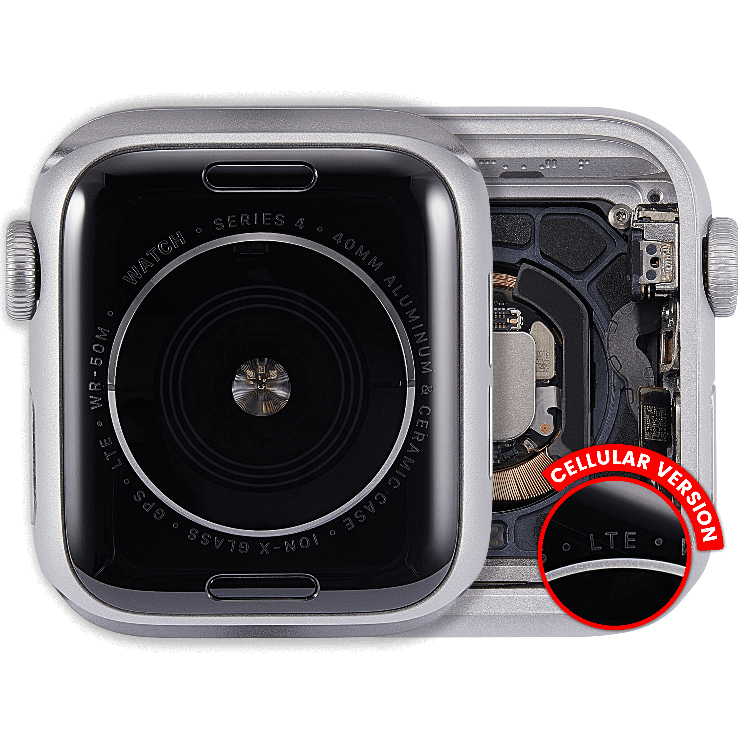 Casing for Apple Watch Series 4 (40 mm) – Aluminum/Silver, Cellular, Grade A (used)