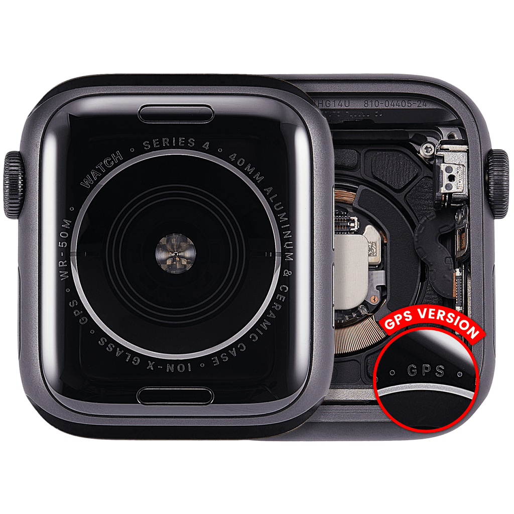 Gehäuse für Apple Watch Series 4 (40 mm) GPS – Space Black (gebrauchter OEM-Ausbau, Qualität A)