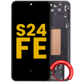 OLED-Display mit Rahmen Samsung Galaxy S24 FE Refurbished Graphit
